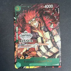 Eustass"Captain"Kid Store Championship Winner P-003 One Piece Card English - Image 1