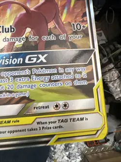 Espeon and Deoxys Gx Tagteam Promo Pokemon Jumbo Card - Image 4