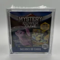 Pokemon TCG 2024 MYSTERY Power Cube 60 Cards 3 Foils Cards Fctory Sealed - Image 1