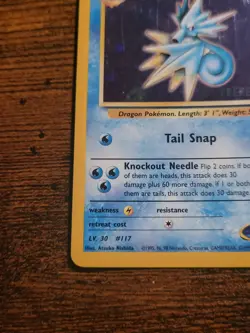 Misty's Seadra - 9/132 - 2000 Holo Rare Gym Heroes PRERELEASE Pokemon Card LP - Image 4