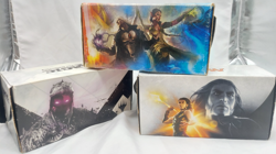 3 Pack of MTG Front Loading Card Storage Boxes *EMPTY* As-Is Magic The Gathering - Image 1