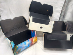 3 Pack of MTG Front Loading Card Storage Boxes *EMPTY* As-Is Magic The Gathering - Image 2