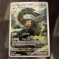 Crustle 183/182 Illustration Rare Pokemon Card S&V Paradox Rift Grass Type - Image 1