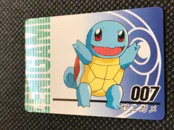 Squirtle 007 Vintage Mini Carddass Animation Ver Pokemon Card Japanese NINTENDO - Image 3