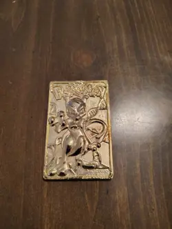 Pokemon 23K Gold Plated Mewtwo Trading Card 1999 Burger King Limited Edition - Image 5