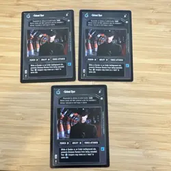 Star Wars CCG Endor Colonel Dyer Moderate Play Lot Of 3 Cards - Image 1