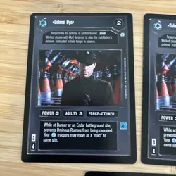 Star Wars CCG Endor Colonel Dyer Moderate Play Lot Of 3 Cards - Image 2