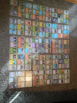 Mixed Pokemon Card Lot Vintage Only Binder Pages - Image 1