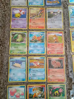 Mixed Pokemon Card Lot Vintage Only Binder Pages - Image 3