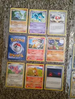 Mixed Pokemon Card Lot Vintage Only Binder Pages - Image 4