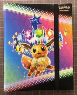 Pokemon Scarlet & Violet Prismatic Evolution Eevee Trading Card Storage Binder - Image 1