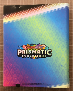 Pokemon Scarlet & Violet Prismatic Evolution Eevee Trading Card Storage Binder - Image 2