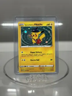 Special Delivery Pikachu SWSH074 SWSH: Sword & Shield Promo Cards Holo - Image 1