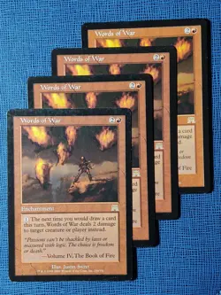 MTG 1x Words of War LP Onslaught (multi available 2 3 4) Magic - Image 2