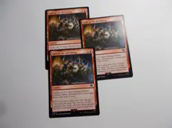 Rally at the Hornsburg x2 MTG LOTR Red Common Sorcery NM/M - Image 1