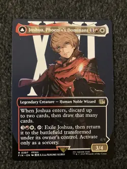 Magic MTG - Joshua, Phoenix's Dominant (Borderless) - Final Fantasy - Image 1