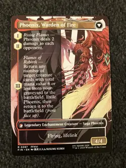 Magic MTG - Joshua, Phoenix's Dominant (Borderless) - Final Fantasy - Image 2