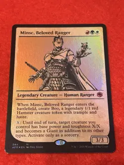 MTG Minsc, Beloved Ranger Foil 344 - Image 1