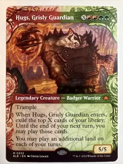 MTG - (Showcase) HUGS, GRISLY GUARDIAN - Bloomburrow (M) - Image 1