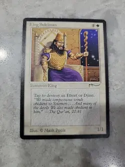 MTG King Suleiman Arabian Nights NM - Image 1