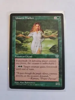 Unseen Walker - Mirage - MTG Magic - Uncommon - Green Creature - Image 1