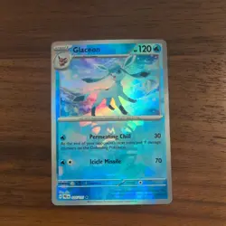 Pokemon TCG Glaceon 025/131 Prismatic Evolutions Master Ball Reverse Holo MINT - Image 1