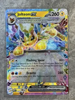 Jolteon ex 030/131 Pokemon TCG Prismatic Evolutions Holo Rare (Near Mint) NM 1 - Image 1
