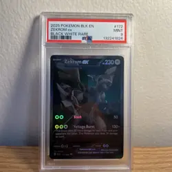 ZEKROM EX 172 PSA 9 (graded) 2025 POKEMON BLK EN-BLACK BOLT | BLACK WHITE RARE - Image 1