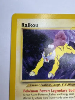 Pokemon TCG Raikou Neo Revelation Non Holo Rare NM - Image 3