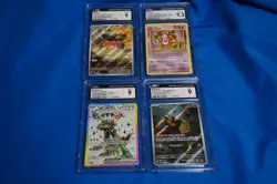 Lot of 4 Slabs Pokemon CGC Pawmi 9 Mr Mime 9.5 Relicanth 9 Cyclizar ex 9 - Image 2