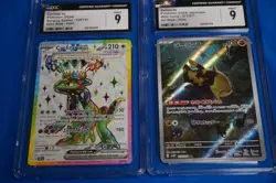 Lot of 4 Slabs Pokemon CGC Pawmi 9 Mr Mime 9.5 Relicanth 9 Cyclizar ex 9 - Image 4