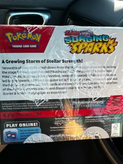 Pokemon TCG S&V Surging Sparks Booster Box, 36 Packs FACTORY SEALED - Image 3