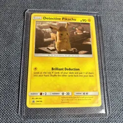 Pokemon TCG Detective Pikachu SM194 Cosmos Holo Black Star Promo - Image 1