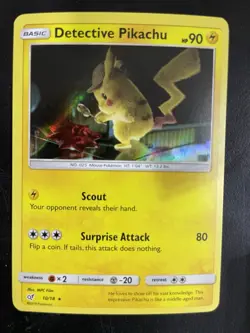 Pokemon - Detective Pikachu - 10/18 - Holo Rare - Pokemon TCG - Image 1