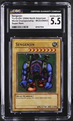 CGC 5.5 Sengenjin WCS-EN403 Super Rare 2004 World Championship Promo *004 Yugioh - Image 1