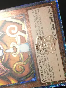 Yugioh Exodia The Forbidden One TN23-EN002 Quarter Century Rare QCR NM - Image 2