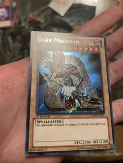 YuGiOh! DARK MAGICIAN • SECRET RARE • LCYW-EN001 • 1st EDITION • NM - Image 3