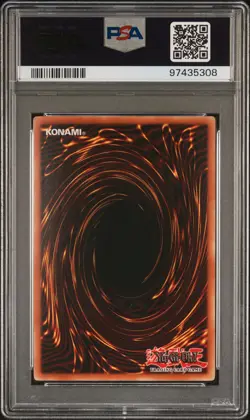 2005 YU-GI-OH! PROMO FORBIDDEN LEGACY #EN002 DARK MAGICIAN PSA 9 - Image 2