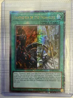 Yugioh Pantheism of the Monarchs Quarter Century Secret Rare RA04-EN261 - Image 1