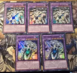 Dracotail Arthalion x3 Dracotail Gulamel x2 Justice Hunters All Holo Yugioh - Image 1