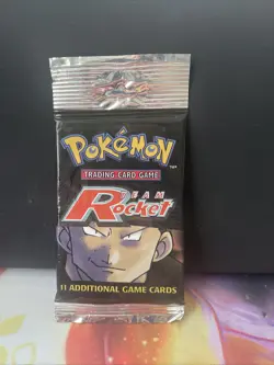 Wizards of the Coast Pokemon TCG Team Rocket Booster Pack - 11 Cards Long Crimp - Image 1
