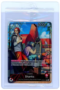 2025 One Piece SHANKS Exclusive PSA Magazine PROMO Card OP09-01 - SEALED in Pack - Image 1