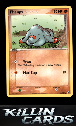 Phanpy 75/110 Pokemon Common Holon Phantoms Card LP - Image 1