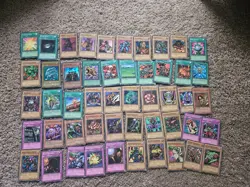 Yu-Gi-Oh! SDK 1st Near Complete Common/Super 1st Ed Starter Deck Kaiba 50 Cards - Image 1
