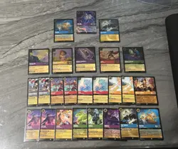Disney Lorcana Ursulas Return 25 Card Lot Super Rare Foil Legendary, 1 ENCHANTED - Image 1