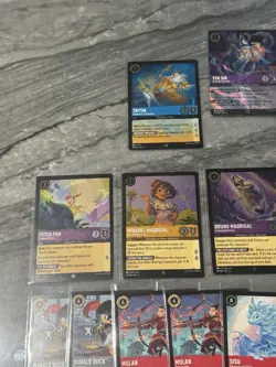 Disney Lorcana Ursulas Return 25 Card Lot Super Rare Foil Legendary, 1 ENCHANTED - Image 4