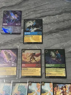 Disney Lorcana Ursulas Return 25 Card Lot Super Rare Foil Legendary, 1 ENCHANTED - Image 5