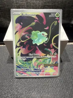 Bulbasaur 133/132 Mega Evolution Stamped Promo - Sealed With Code Card / Wrapper - Image 1