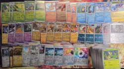 Pokemon SV: Black Bolt Bulk 213 Cards 172 Common/Uncom + 41 Holos+reverse+pokeba - Image 1