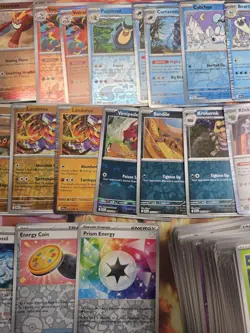 Pokemon SV: Black Bolt Bulk 213 Cards 172 Common/Uncom + 41 Holos+reverse+pokeba - Image 3